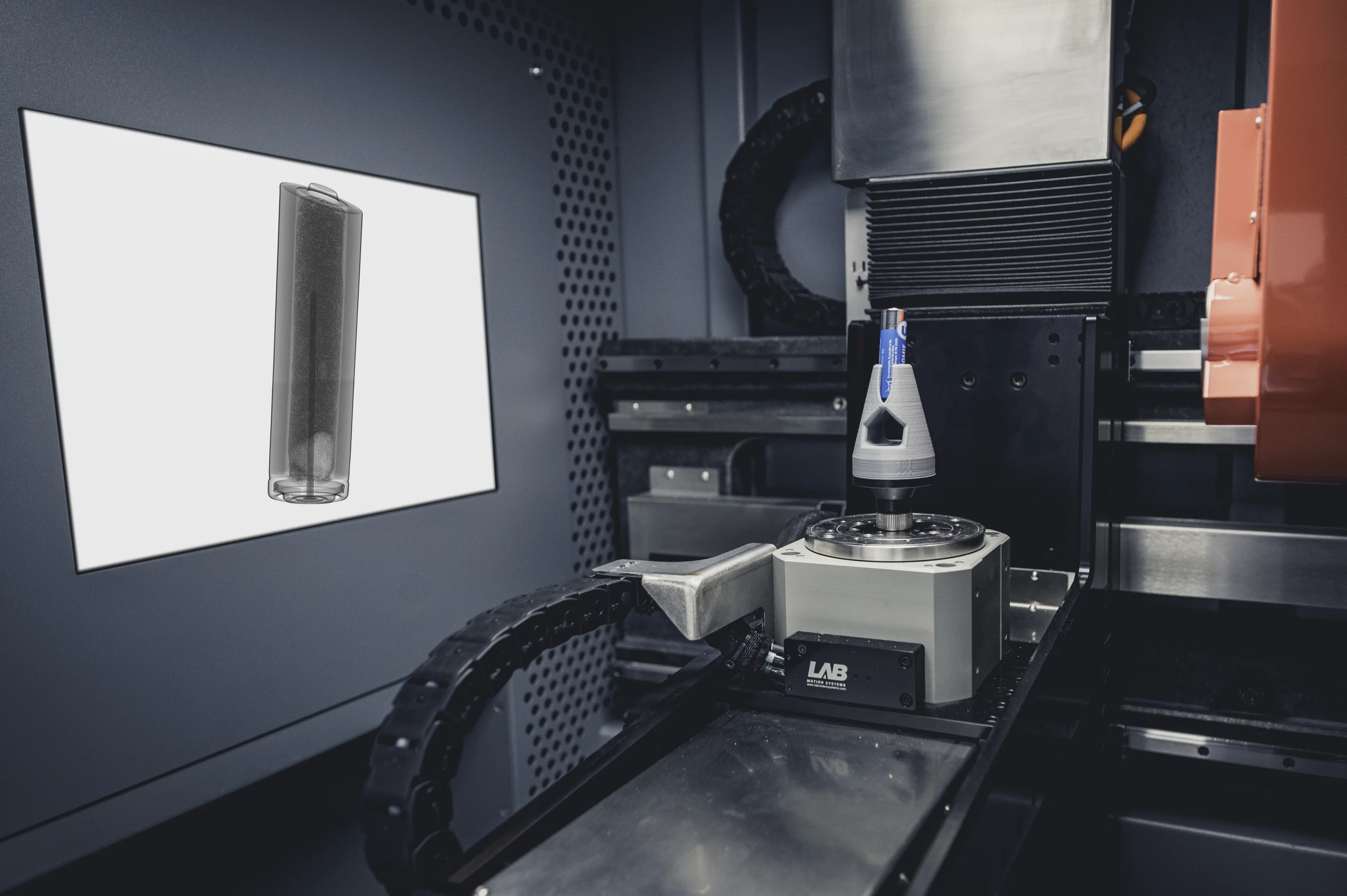 Radiographie industrielle d'une batterie par rayons X