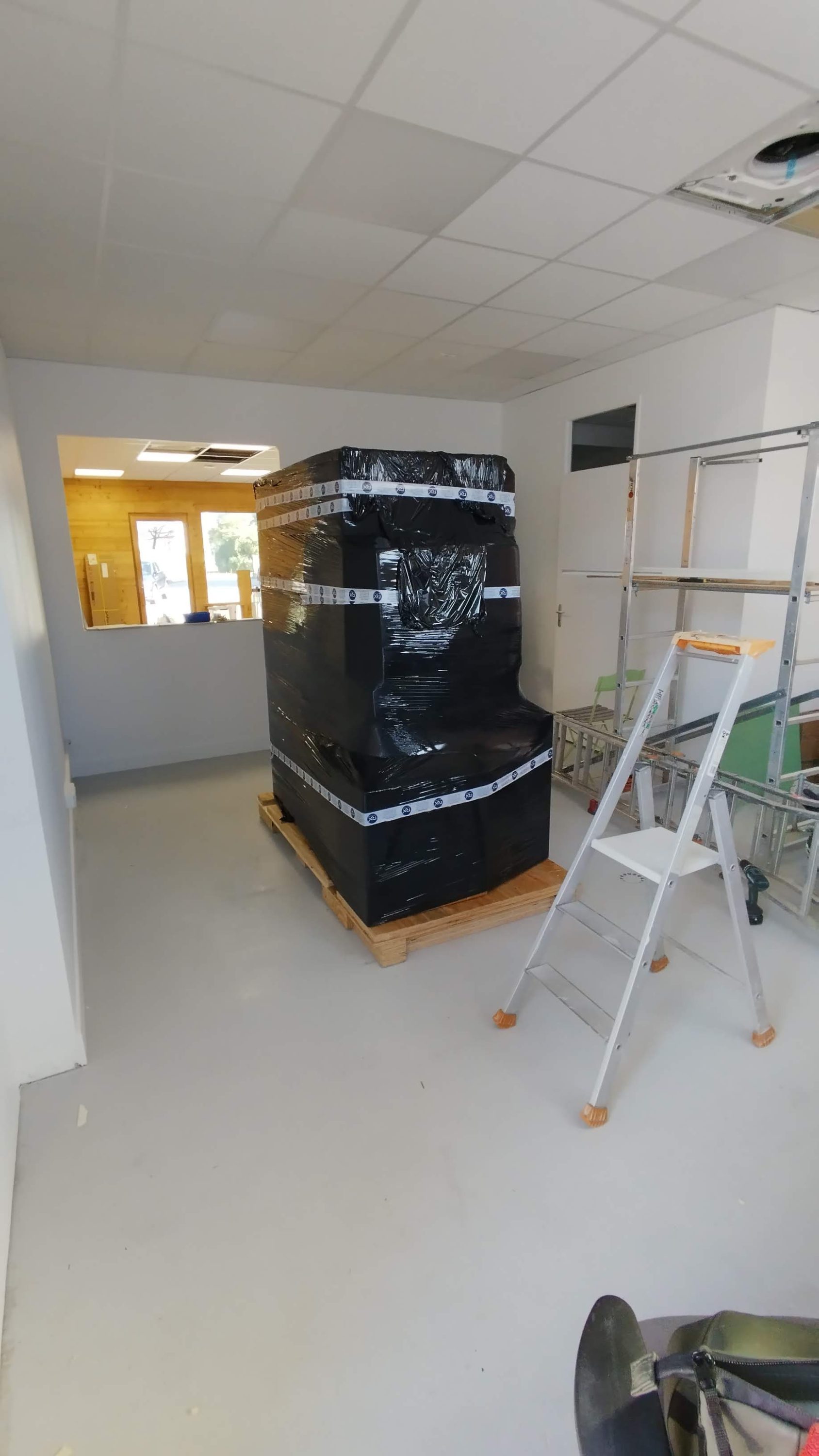 livraison de notre tomographe à rayons X
